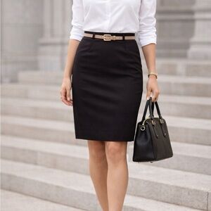 Banana republic size 2 stretch Black Pencil Skirt